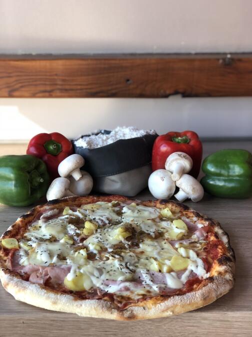 photo d'une pizza raclette à Grand Bourgtheroulde